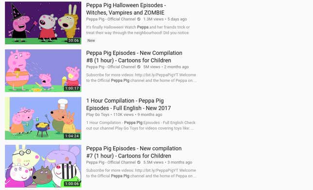 Image for article titled YouTube’s algorithms are terrorizing a generation of children