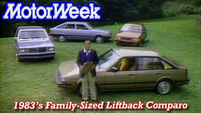 Image for article titled Flash Back to the &#39;80s with MotorWeek&#39;s 1983 Family Hatchback Comparison Test