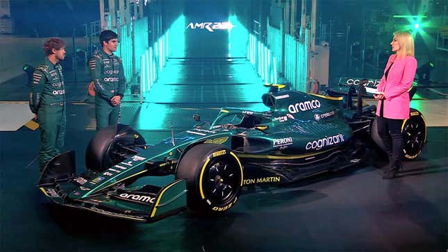 Image for article titled Formula 1 Teams Are Getting Weird About Their Car Reveals