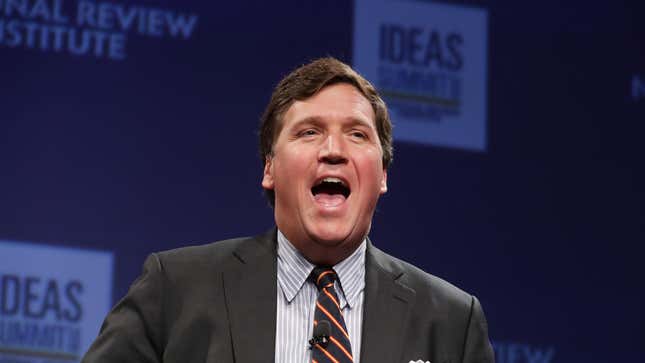 Image for article titled Here Are the Unhinged &#39;Highlights&#39; From Tucker Carlson&#39;s Wildly Popular New Twitter Show