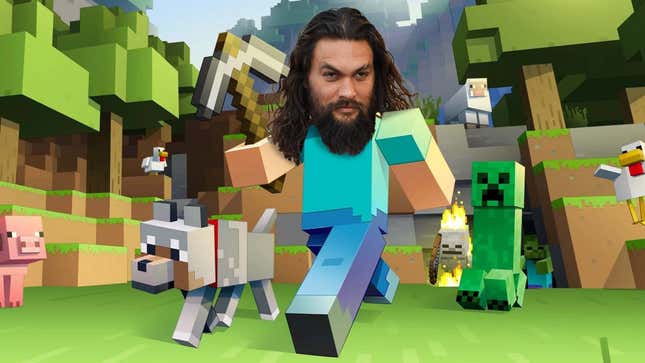 Imagen para el artículo titulado Jason Momoa protagonizará la película de Minecraft