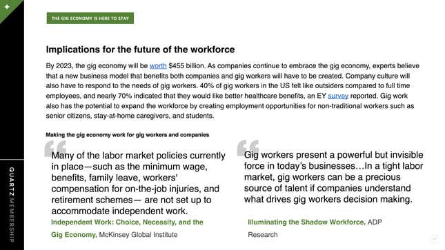 Image for article titled The gig economy gets a boost from the US election