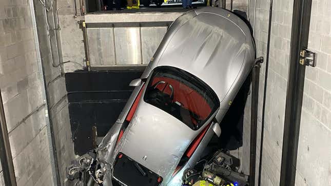 Image for article titled Florida Man&#39;s Ferrari Roma Had a Bad Day