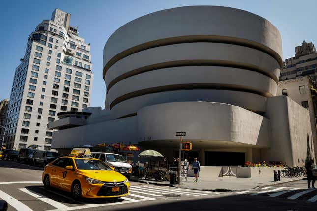 The Guggenheim Museum in New York City.