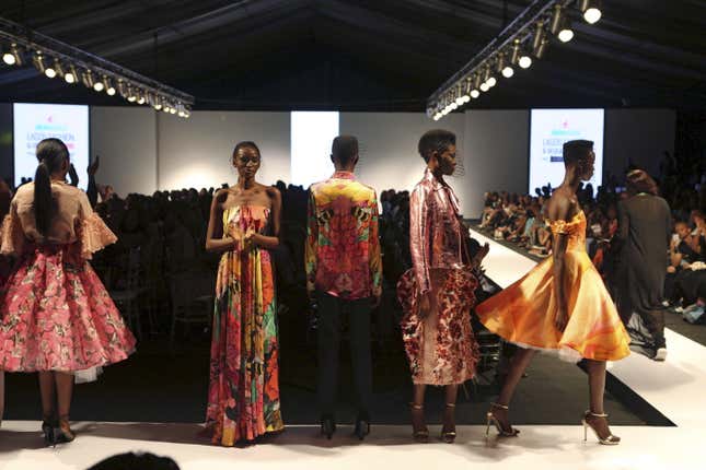 The glamour of Lagos Fashion Week