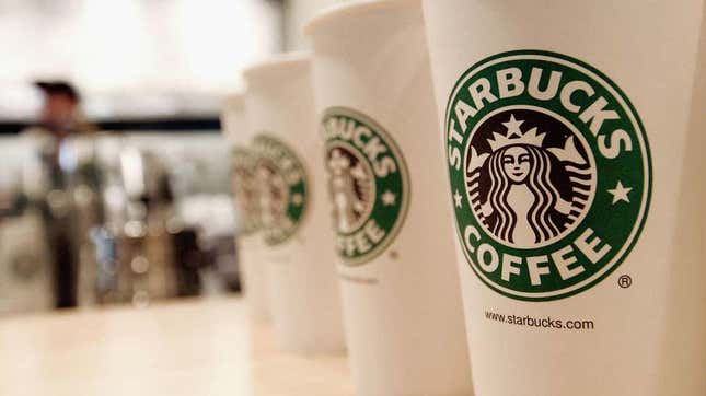 Vasos para bebidas con el logo de Starbucks Coffee