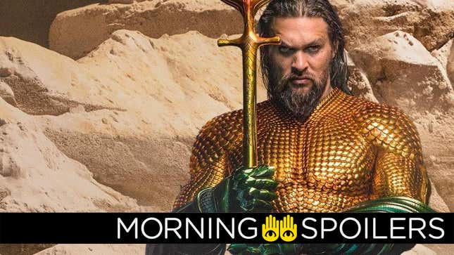 Jason Momoa's Arthur Curry suited up as the Aquaman for Aquaman and the Lost Kingdom.