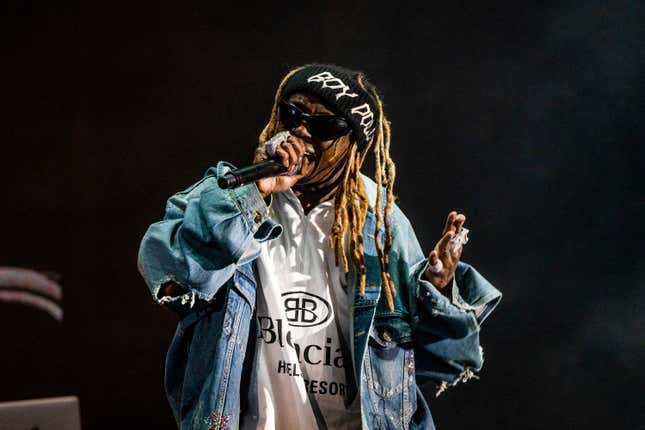 Lil Wayne performs during Lil Weezyana Fest on Saturday, Oct. 29, 2022, in New Orleans. 