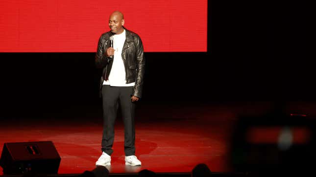 Dave Chappelle performs during a midnight pop-up show at Radio City Music Hall on October 16, 2022 in New York City.