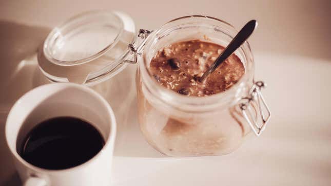 Image for article titled Wake up With Cold Brew Overnight Oats