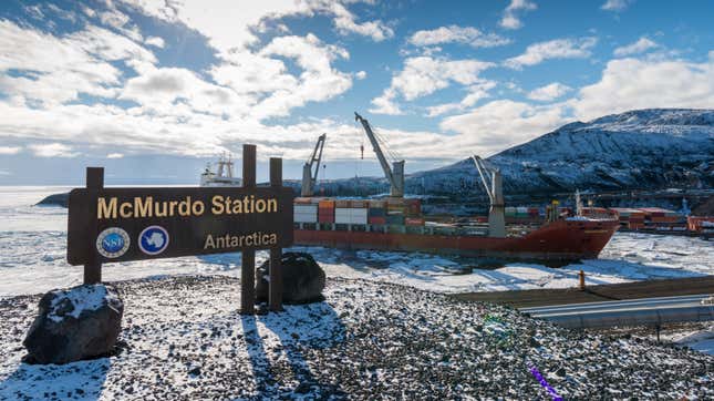 McMurdo Station houses anywhere from 100 to 1,000 scientists and staff at a given time, but some of those researchers venture out to field camps. 