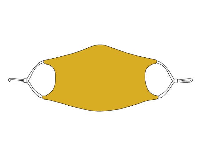 An illustration of a cloth mask.