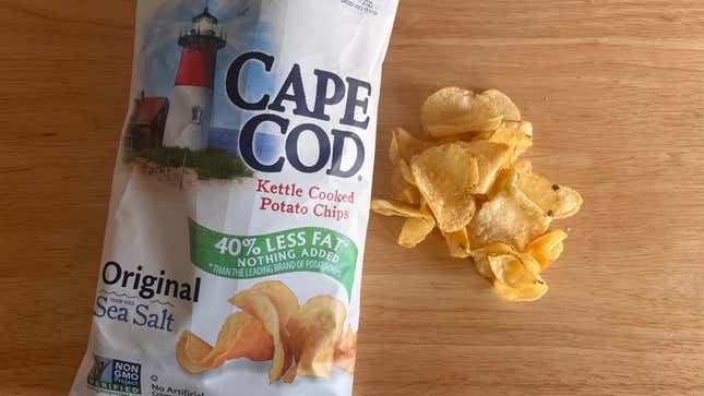 Cape Cod Kettle Cooked Potato Chip, Original with Sea Salt (40% Less Fat)
