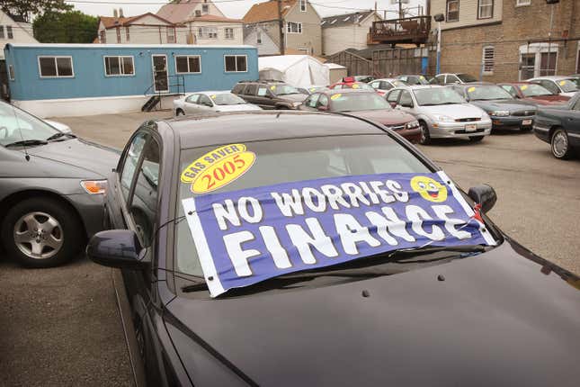 Image for article titled This Damning Report On Car Loans Is The Scariest Thing You'll See This Halloween