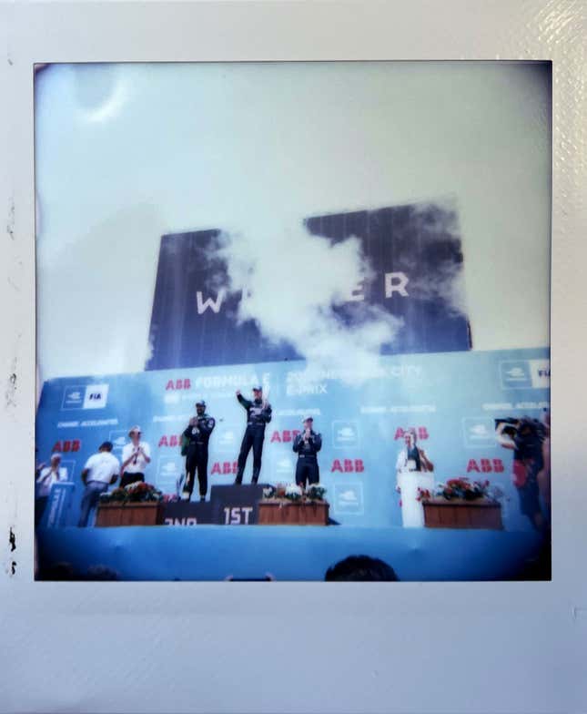 Image for article titled Just a Bunch of Instant Photos of the Formula E NYC E-Prix