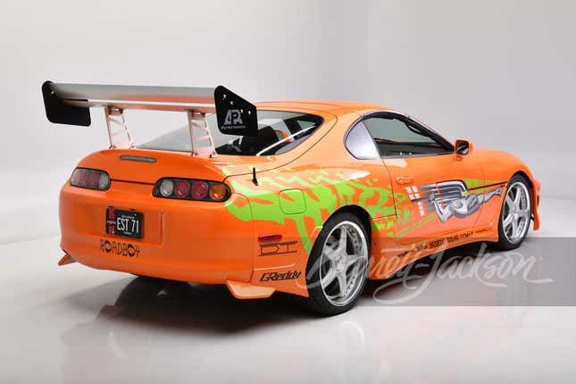 middag vliegtuig Milieuvriendelijk Paul Walker's Supra From The Fast And The Furious Is For Sale