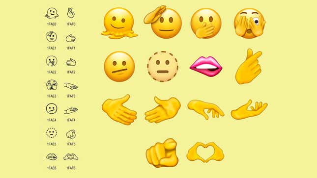 Imagen para el artículo titulado Unicode aprueba 37 nuevos emojis, entre ellos hombre embarazado, labio mordido y el gesto del dinero