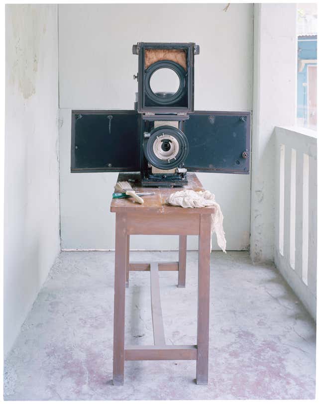 Nandita Raman. Andre Debrie Parvo camera (Silent Film era)-10 From “Film Studio Series”, 2013-2014.