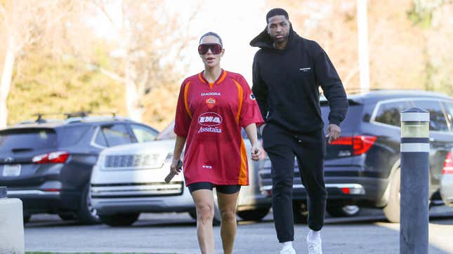 Kim Kardashian and Tristan Thompson spotted in Los Angeles