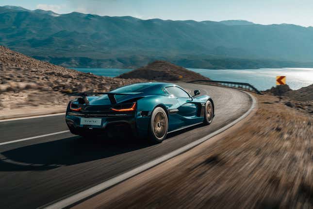 Image for article titled Rimac Nevera Hits 186 MPH In The Same Time It Takes A Subaru Crosstrek To Reach 60
