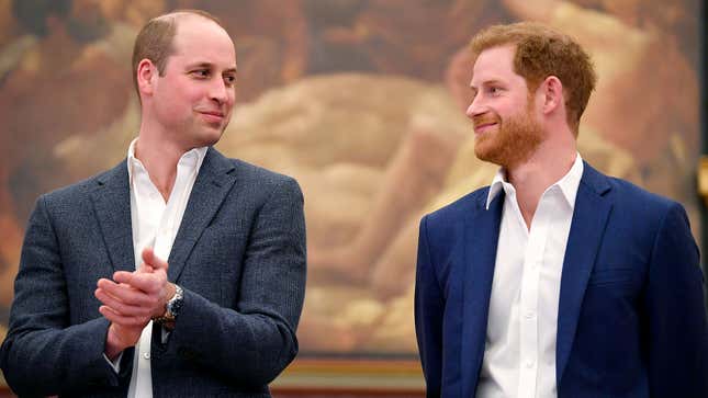 Image for article titled Prince William, Prince Harry Settle Dispute With Arranged Marriages Between Children
