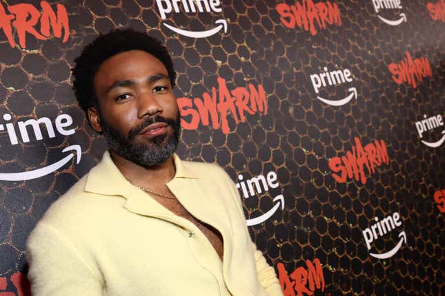Donald Glover attends the “Swarm” Red Carpet Premiere and Screening in Los Angeles at Lighthouse Artspace LA on March 14, 2023 in Los Angeles, California.