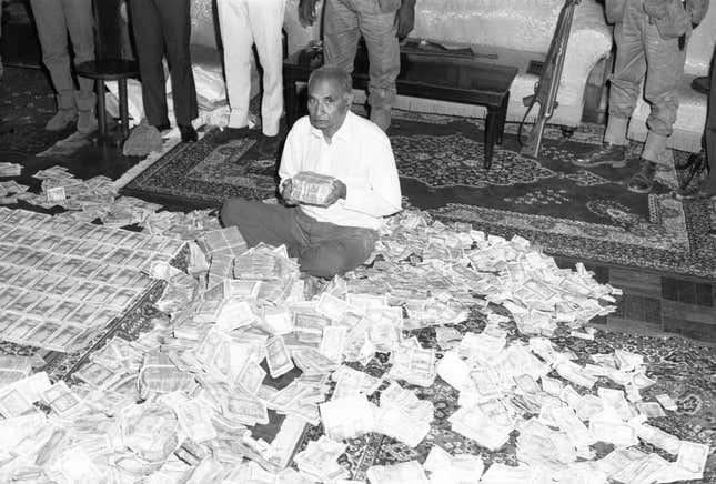 Alleged cash hoarders in Uganda