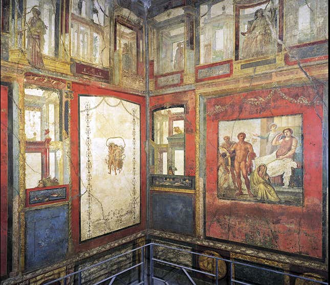 Imagen para el artículo titulado Así lucía una espectacular villa de Pompeya repleta de arte