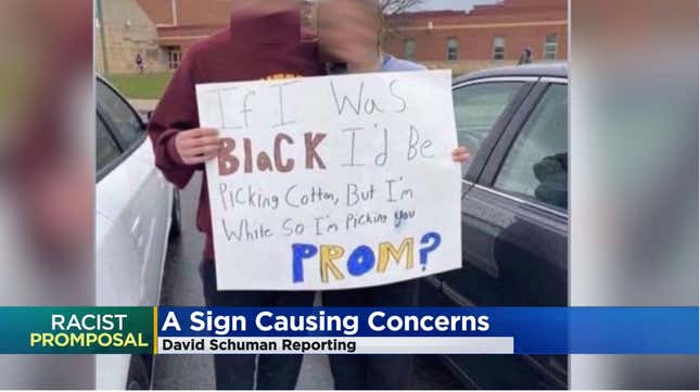 Image for article titled Racist &#39;Promposal&#39; Sparks Outrage at Minnesota High School