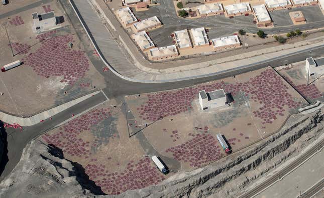 Image for article titled The Hajj’s massive scale, seen from the air
