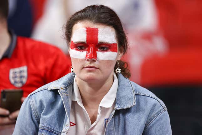 Image for article titled World Cup 2022: England fans share disappointment in exit