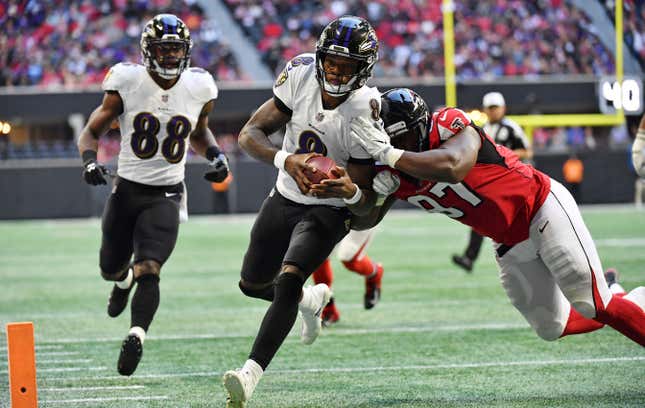 Image for article titled Which team is the best fit for Lamar Jackson?