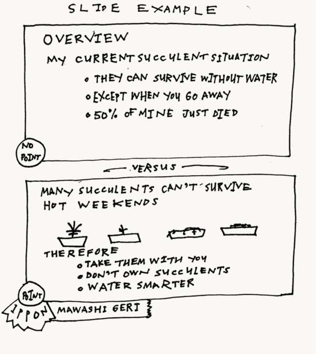 Image for article titled You only need to do three things to make a great presentation