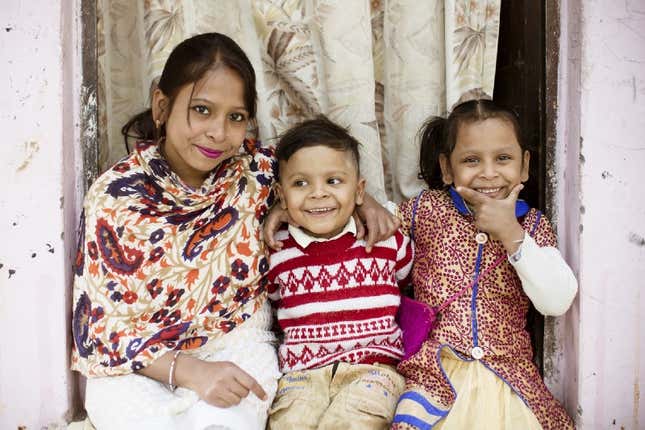 Radha, Siddharth and Sia Singh.