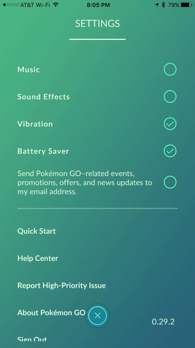Deselect the top two, select the third.