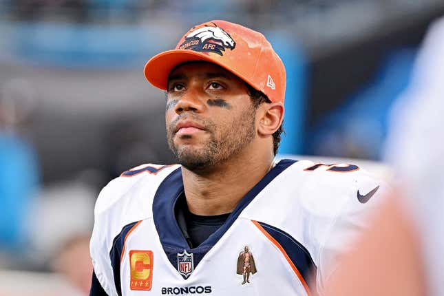 Broncos quarterback Russell Wilson riding into Seattle with new