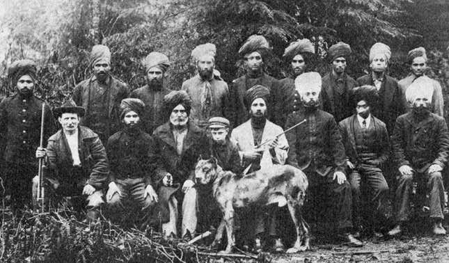 Sikh workers in the lumber industry