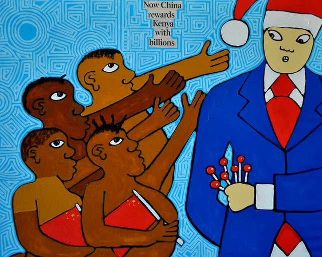 Image for article titled A Kenyan painter’s art questions China’s deepening reach in Africa