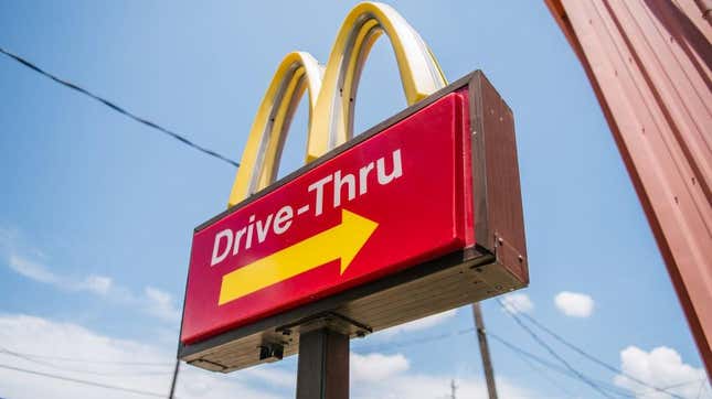 McDonald's Drive-Thru Sign