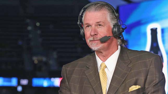 Barry Melrose’s schtick should be reserved for Sportscenter and that’s being generous. 