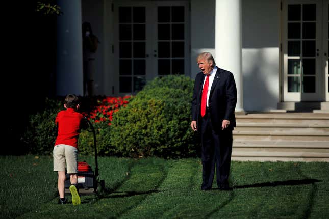 “You’re doing a great job.”