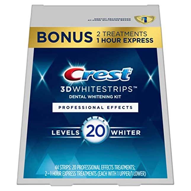 Image for article titled Take Advantage of 35% Off Crest 3D Whitestrips During Prime Day