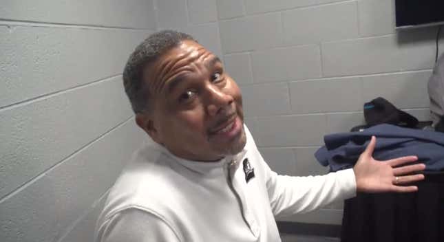 “Guess I got lucky,” Ed Cooley said.