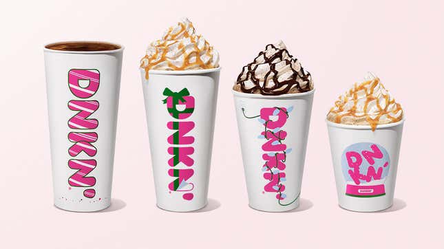 Dunkin' holiday beverages