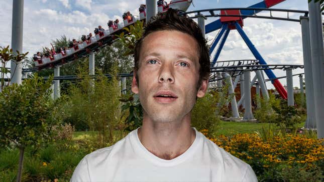 Image for article titled Horrified Man Discovers Company Spying On Him After Seeing Photo Of Himself On Roller Coaster