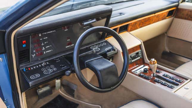 1984 Aston Martin Lagonda interior
