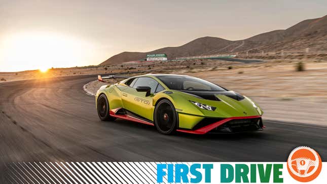 Image for article titled Lamborghini Huracán STO: Drive It Like You Own It