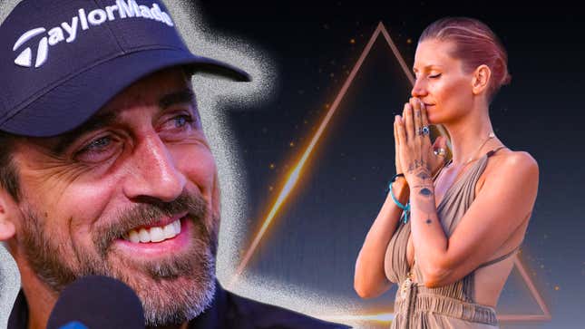 Aaron Rodgers is dating Blu, who is apparently not a witch.