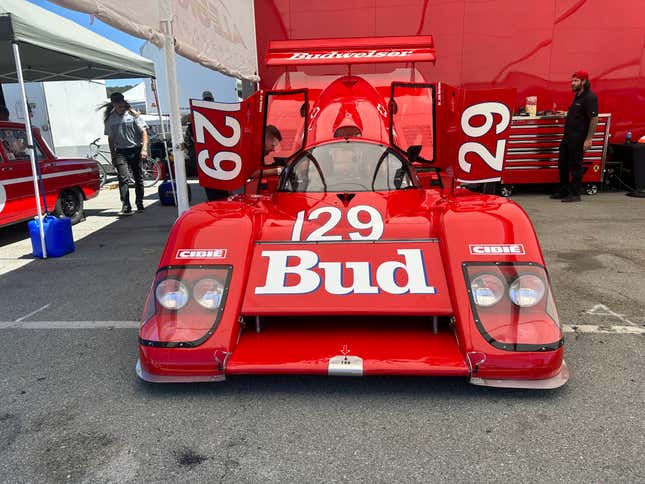 The pits at The Monterey Historics