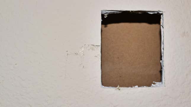 Image for article titled How to Fix a Hole in Drywall, Plasterboard, or Concrete